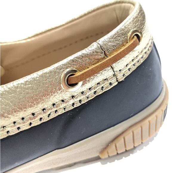 Michael Kors Hyde Waterproof Duck Shoe Pale Gold 6 - Picture 10 of 13